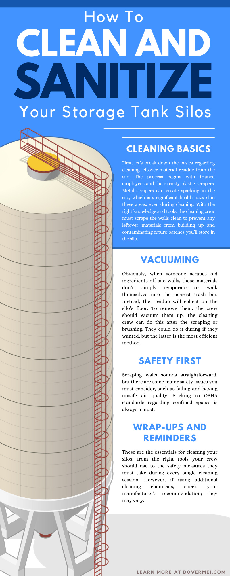 How To Clean and Sanitize Your Storage Tank Silos