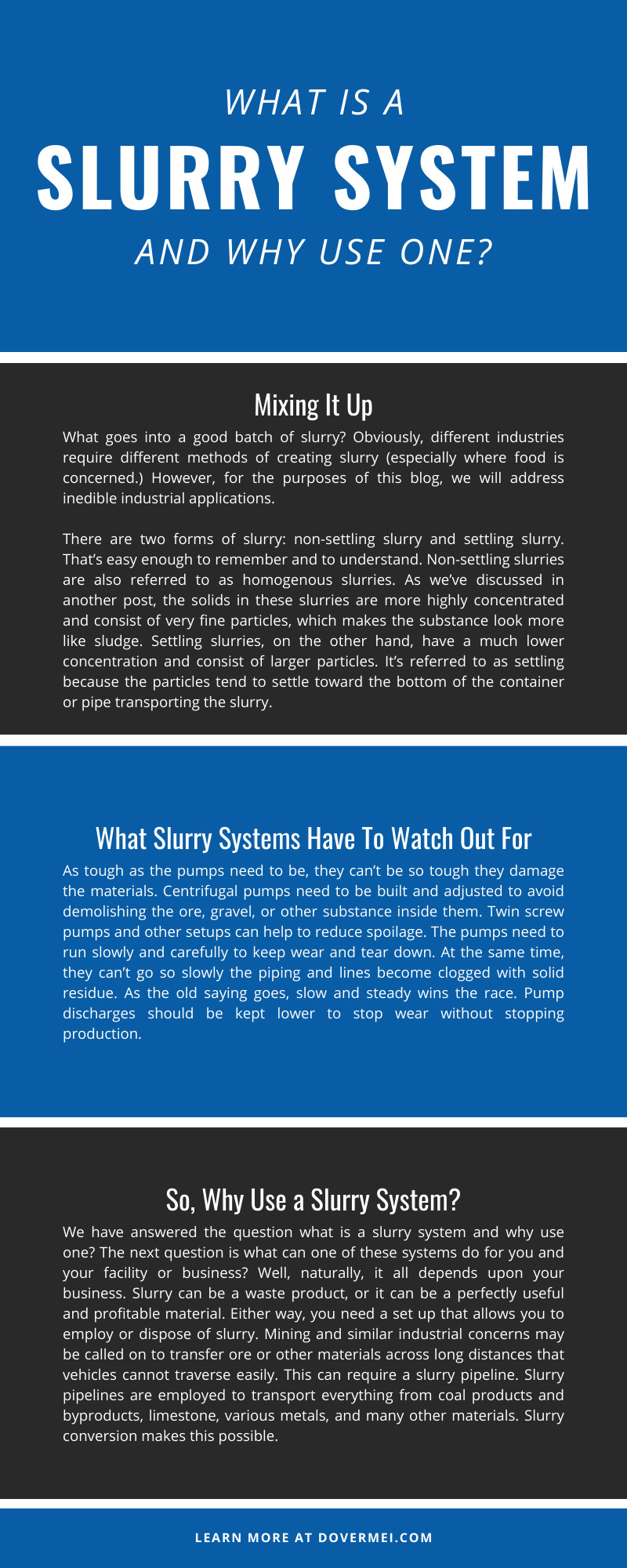 What Is a Slurry System and Why Use One