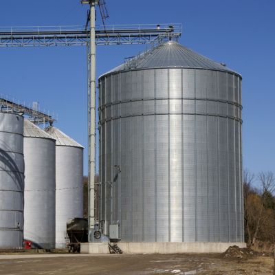 grain storage silos