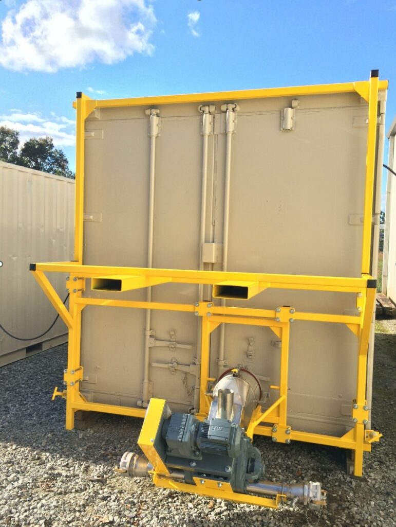 bulk container loading & unloading equipment, Bulk Container Unloading
